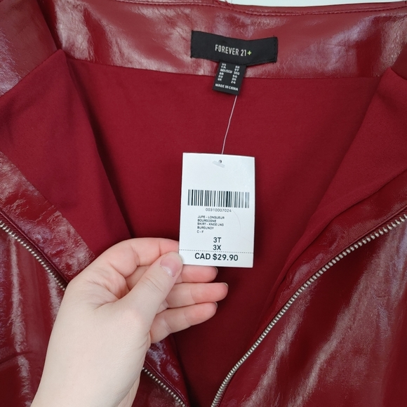 Forever21  faux leather skirt - Picture 4 of 6